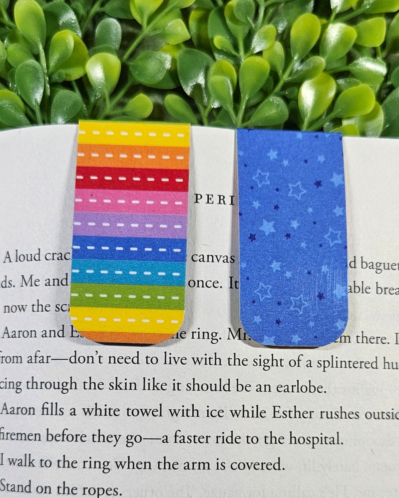 Colorful Magnetic Bookmarks - Cozy Bookish Accessories and Gifts for Readers and Stationery Lovers, Pride Month Gifts