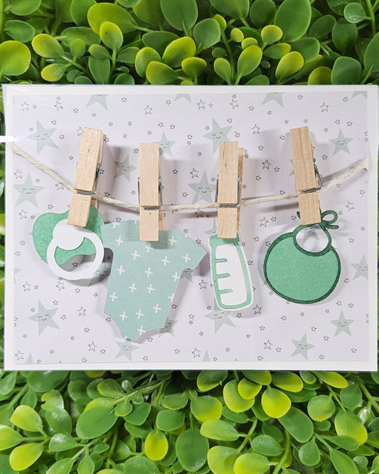 Nursery Baby-Themed Baby Shower Greeting Card