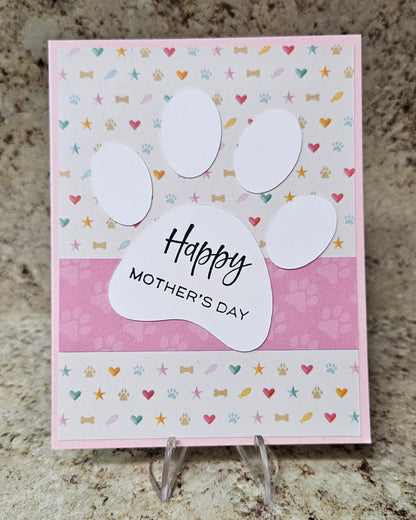 Mother’s Day Card for Dog Moms, Cat Moms, and Pet Moms – Cute Pet Themed Greeting Card