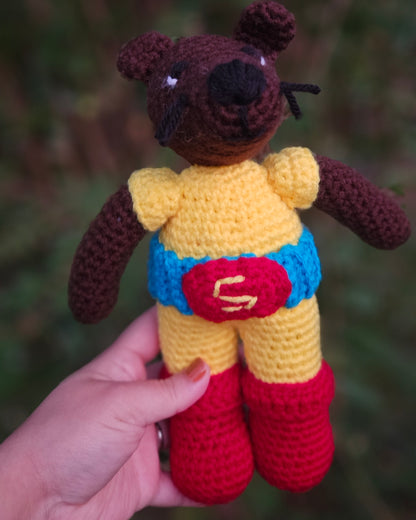 Superhero Mouse Plushie - Crochet Heroic Mutant Rodent Pal