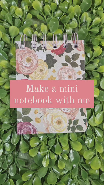 Handmade Wire-bound Mini Notebook