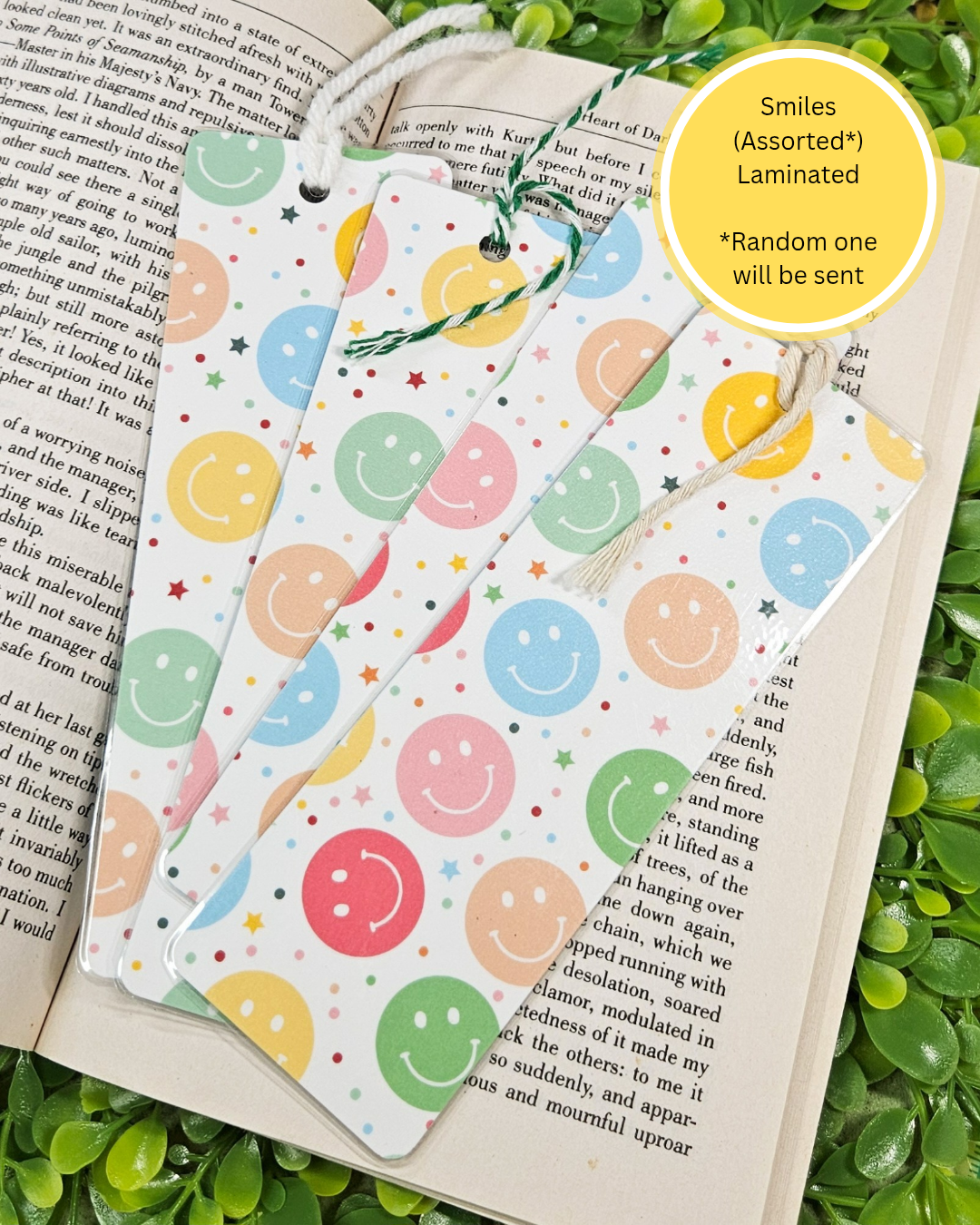 Handmade Laminated Bookmarks – Cute and Quirky Bookmarks for Readers, Gifts for Book Lovers, Unique Gifts, Literary Gifts, Bookish Things and Accessories