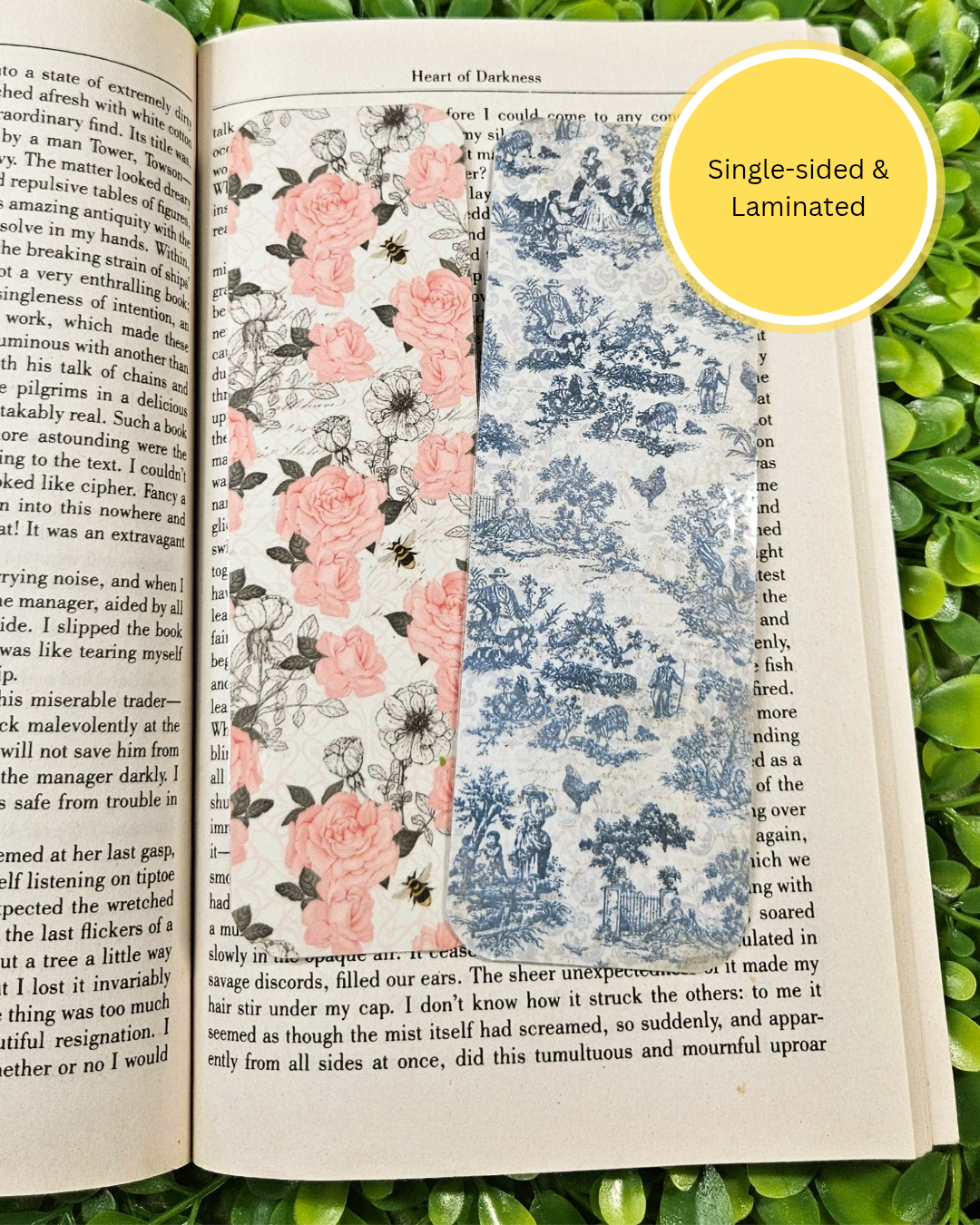 Handmade Laminated Bookmarks – Cute and Quirky Bookmarks for Readers, Gifts for Book Lovers, Unique Gifts, Literary Gifts, Bookish Things and Accessories