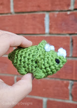 Load image into Gallery viewer, Triceratops Amigurumi Plushie
