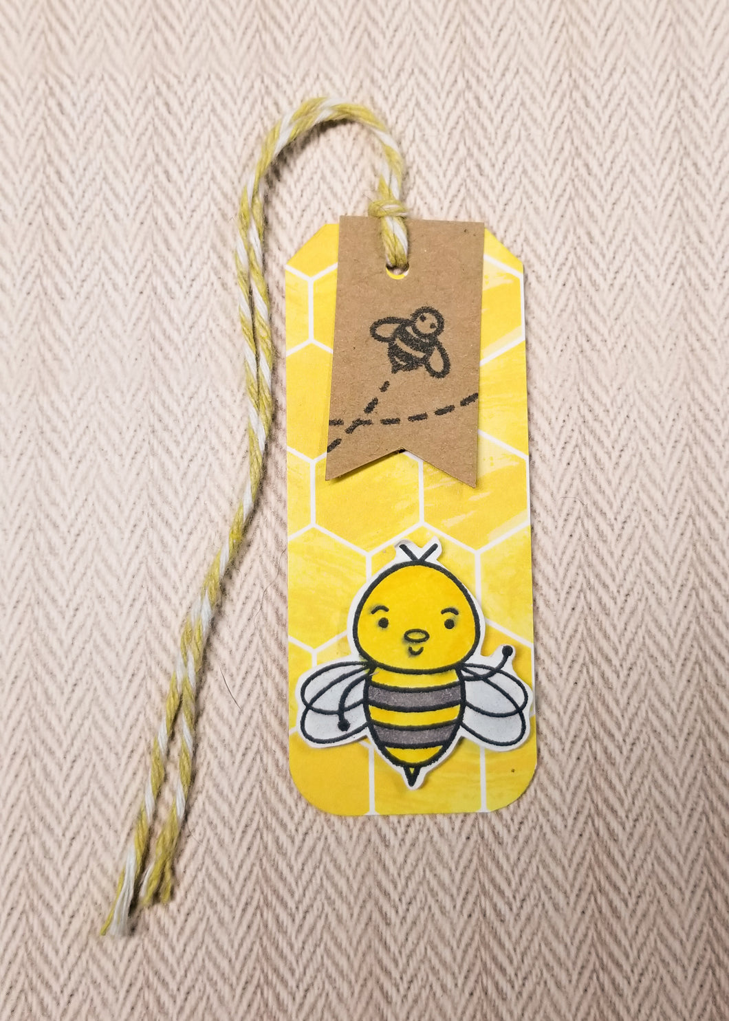 Bee Awesome Double Tag