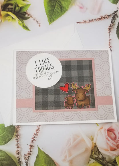 Punny Moose Father's Day Cards