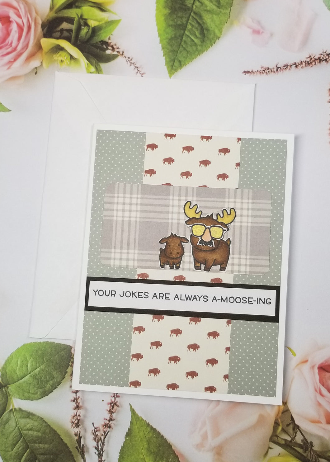 Punny Moose Father's Day Cards