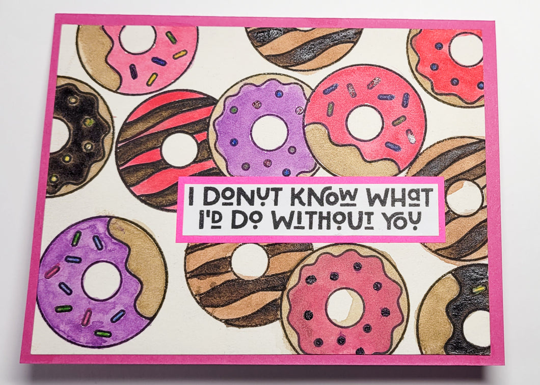 Watercolor Donuts