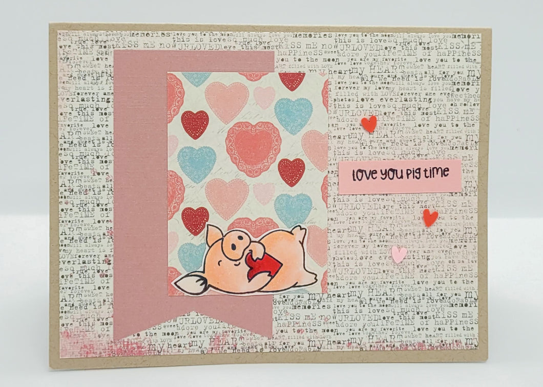 Piggy Valentine - 3D Pig Time