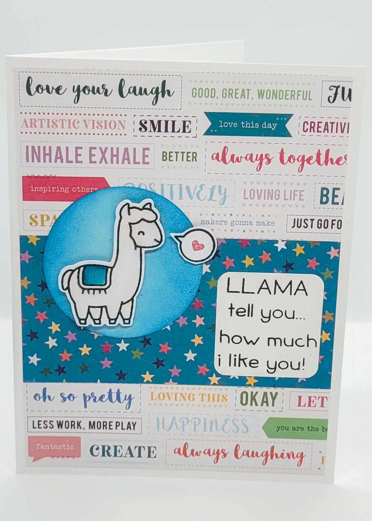 Llama Valentine - Wordy
